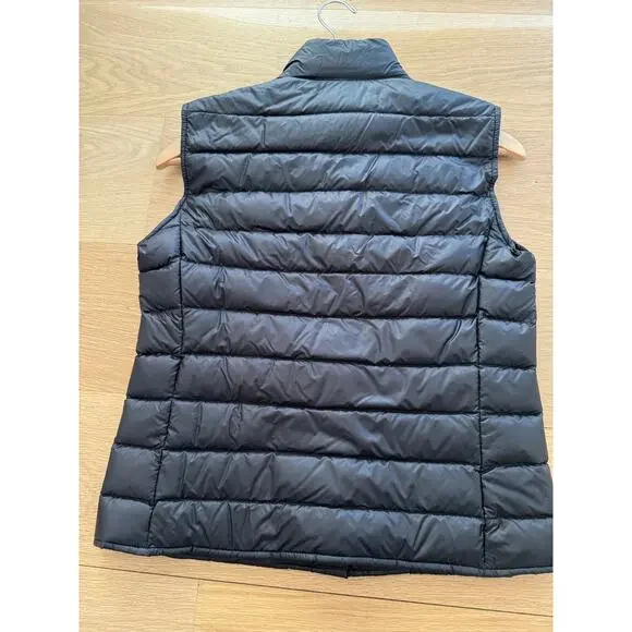 Moncler Liane Down Puffer Vest Gilet Black Size 2 (Medium) $1045